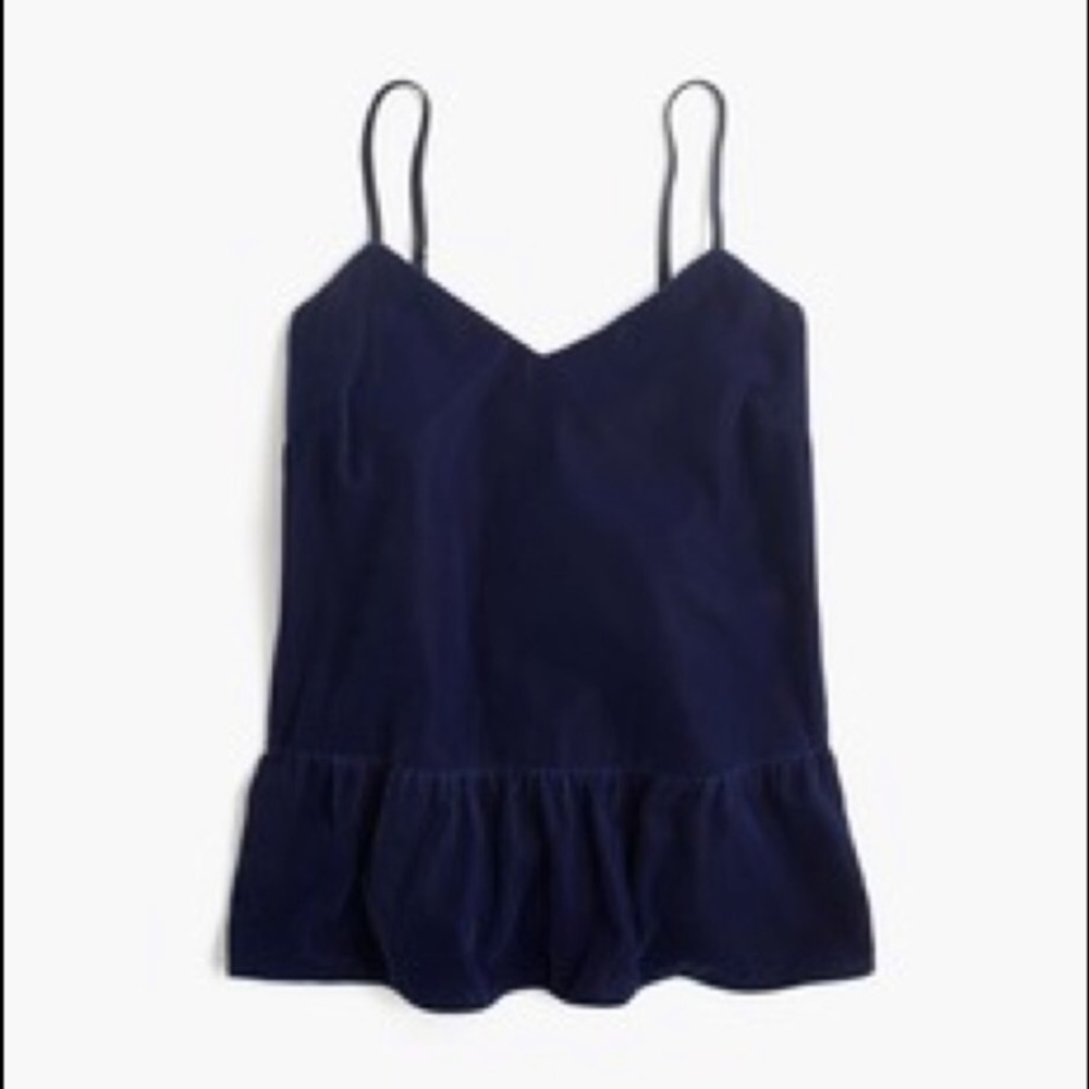 J crew Velvet Cami